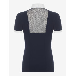 Wedstrijdpolo LeMieux Camille korte mouwen Marine oud model Marineblauw Wedstrijdpolo LeMieux Camille korte mouwen Marine oud model Marineblauw