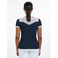 Wedstrijdpolo Emily LeMieux korte mouwen Marine oud model Marineblauw Wedstrijdpolo Emily LeMieux korte mouwen Marine oud model Marineblauw