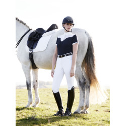 Polo de concours Emily LeMieux manches courtes Marine ancien modèle Bleu marine