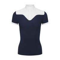 Polo de concours Emily LeMieux manches courtes Marine ancien modèle