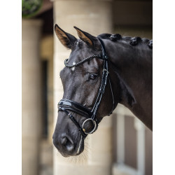 Bridon LeMieux Kudos Patent dressage Noir Bridon LeMieux Kudos Patent dressage Noir