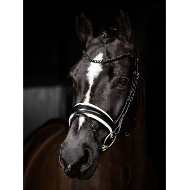 Bridon LeMieux Kudos Patent dressuur Zwart / wit