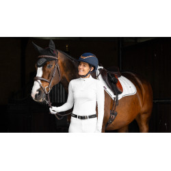 Tapis de selle LeMieux Loire Close Contact Square CSO Blanc ancien modèle Tapis de selle LeMieux Loire Close Contact Square CSO Blanc ancien modèle