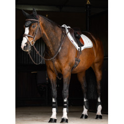 Tapis de selle LeMieux Loire Close Contact Square CSO Blanc ancien modèle Tapis de selle LeMieux Loire Close Contact Square CSO Blanc ancien modèle