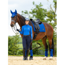 Tapis de selle LeMieux Loire Dressage Square Benetton Bleu Tapis de selle LeMieux Loire Dressage Square Benetton Bleu