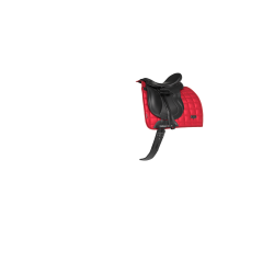 Tapis de selle LeMieux Loire Dressage Square Chilli Rouge