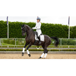 Tapis de selle LeMieux Loire Dressage Square Blanc