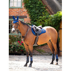 Tapis de selle LeMieux Loire Square mixte Benetton Bleu Tapis de selle LeMieux Loire Square mixte Benetton Bleu