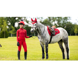 Tapis de selle LeMieux Loire Square mixte Chilli Rouge