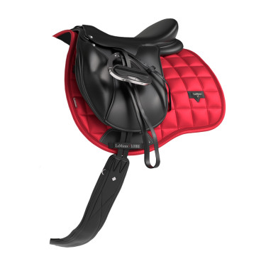 Tapis de selle LeMieux Loire Square mixte Chilli ancien modèle Rouge