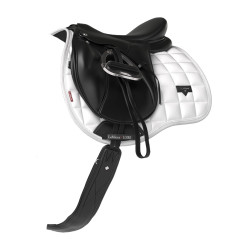 Tapis de selle LeMieux Loire Square mixte Blanc ancien modèle
