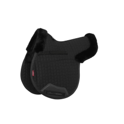 Hunter zadeldek LeMieux Merino+ half gevoerd Zwart / zwart Hunter zadeldek LeMieux Merino+ half gevoerd Zwart / zwart