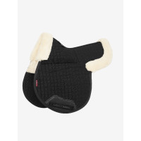 Hunter zadeldek LeMieux Merino+ half gevoerd Zwart / zwart Hunter zadeldek LeMieux Merino+ half gevoerd Zwart / zwart