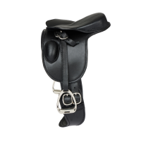 Dressuurzadel voor speelgoed Mini Pony LeMieux Zwart