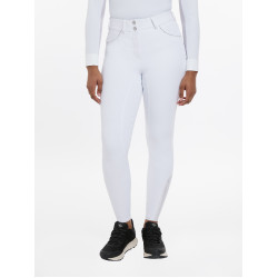 Pantalon LeMieux Lottie fond intégral grip Blanc