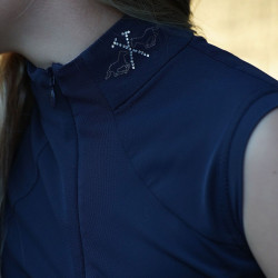Top HV Polo Luna kids Marine Bleu marine