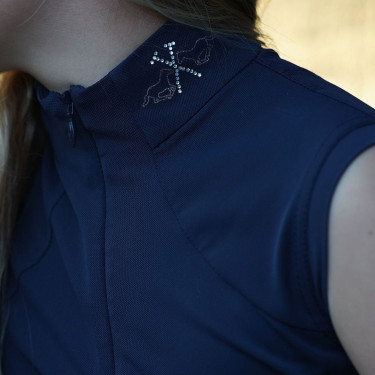 Top HV Polo Luna kinderen Marine Marineblauw