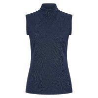 Top HV Polo Lana Marine Bleu marine