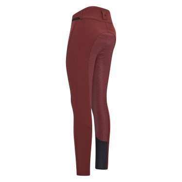 Pantalon d'équitation Easy rider Queen Diamond Fond silicone grip Zinfadel Bordeaux
