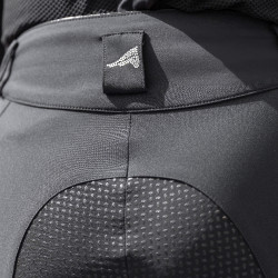 Rijbroek Easy Rider Queen Diamond Siliconen grip zitvlak Zwart