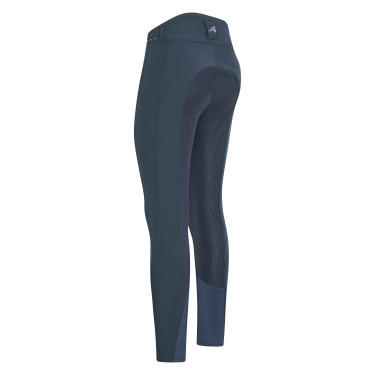 Pantalon d'équitation Easy rider Queen Diamond Fond silicone grip Nuit Bleu marine