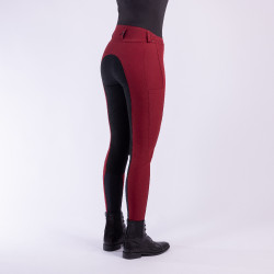 Pantalon d'équitation Easy Rider Queen Diamond Fond de peau Grenade Rose