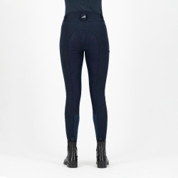 Pantalon d'équitation Easy Rider Queen Diamond Fond de peau Nuit Bleu marine