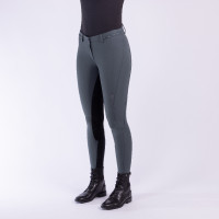 Pantalon d'équitation Easy Rider Queen Diamond Fond de peau Castor sombre