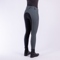 Pantalon d'équitation Easy Rider Queen Diamond Fond de peau Castor sombre Gris Pantalon d'équitation Easy Rider Queen Diamond Fond de peau Castor sombre Gris