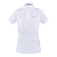 Wedstrijdblouse korte mouwen dames Classic Kingsland Wit