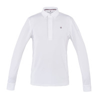 Wedstrijdshirt met lange mouwen heren Classic Kingsland Wit