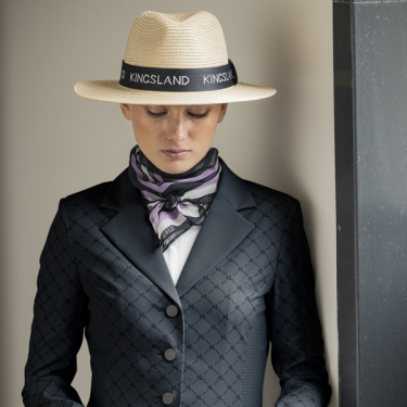 Sjaal KLjenna Kingsland Marine Marineblauw