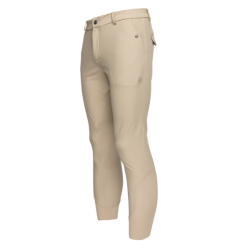 Pantalon d'équitation sans couture grips genoux homme KLkoa Kingsland Beige pavé Pantalon d'équitation sans couture grips genoux homme KLkoa Kingsland Beige pavé