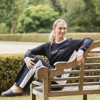 Pantalon de survêtement à pinces femme KLjantie Kingsland Beige pavé