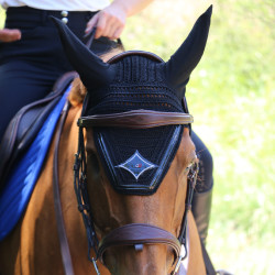 Jump'In Bonnet Zwart / koningsblauw Jump'In Bonnet Zwart / koningsblauw