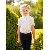 Polo de concours Mini Bella LeMieux Blanc Polo de concours Mini Bella LeMieux Blanc