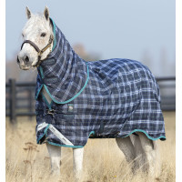 Couverture d'extérieur Horseware Rhino® Plus Poney 250g 1000D Marine à carreaux / bleu sarcelle Bleu marine Couverture d'extérieur Horseware Rhino® Plus Poney 250g 1000D Marine à carreaux / bleu sarcelle Bleu marine