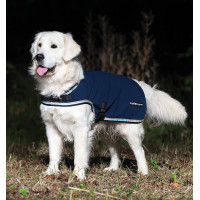 Couverture Rambo chien Horseware polaire imperméable Marine / beige / bleu / marine