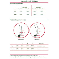 Vliegenbeschermers Horseware Rambo Tech-Fit Vliegenbeschermers Horseware Rambo Tech-Fit
