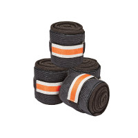 Weatherbeeta Therapy-Tec werkbandages Zwart / zilver / rood