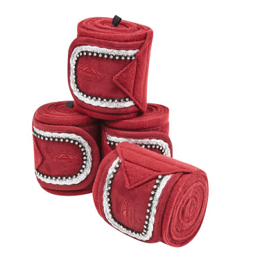 Weatherbeeta polobandages met strass set van 4 Weatherbeeta polobandages met strass set van 4