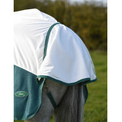 Couverture anti-mouches Weatherbeeta Green-Tec Combo Blanc / bleu libellule Multi-couleurs