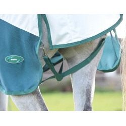 Couverture anti-mouches Weatherbeeta Green-Tec Combo Blanc / bleu libellule Multi-couleurs