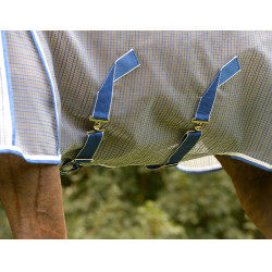 Couverture anti-mouches WeatherBeeta ComFiTec Ripshield Plus Blanc / bleu