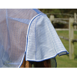Couverture anti-mouches WeatherBeeta ComFiTec Ripshield Plus Blanc / bleu