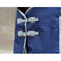 Couverture Combo 50g Weatherbeeta ComFiTec Essential Bleu marine / argent / rouge Couverture Combo 50g Weatherbeeta ComFiTec Essential Bleu marine / argent / rouge