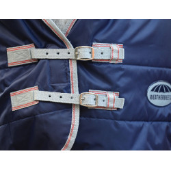 Couverture d'écurie Combo 110g Weatherbeeta ComFiTec 210D Channel Bleu marine / argent / rouge Couverture d'écurie Combo 110g Weatherbeeta ComFiTec 210D Channel Bleu marine / argent / rouge
