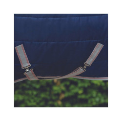 Staldeken 110g Weatherbeeta ComFiTec 210D Channel Marineblauw / zilver / rood Staldeken 110g Weatherbeeta ComFiTec 210D Channel Marineblauw / zilver / rood
