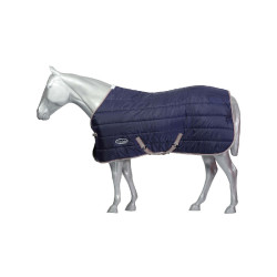 Couverture d'écurie 110g Weatherbeeta ComFiTec 210D Channel Bleu marine / argent / rouge Couverture d'écurie 110g Weatherbeeta ComFiTec 210D Channel Bleu marine / argent / rouge