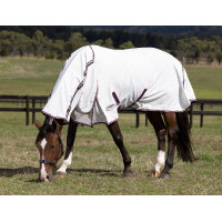 Couverture d'été Weatherbeeta Hybrid combo Blanc / marron Couverture d'été Weatherbeeta Hybrid combo Blanc / marron